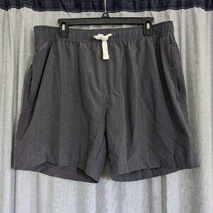 Swim Shorts Womens XL Sunsations Gray Beach Outdoors Pockets Cruise Travel